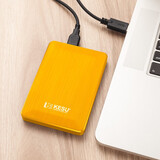 科硕（KESU）移动硬盘加密 1TB USB3.0 K1 2.5英寸活力黄外接存储文件照片备份