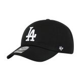 47美版棒球帽子棒球帽鸭舌帽遮阳防晒软顶NY/LA刺绣 47brand出品 黑色(大标LA刺绣)