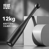 帝威棒铃锤铃健身棒伊朗棒纯钢实心哑铃格斗男士负重力量训练健身器材 【包钢铁粉】12kg-男士高阶推荐