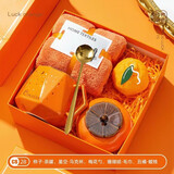 凝时光保温杯水杯伴手礼礼盒杯子礼物套装公司送员工福利生日 星空杯+毛巾+蜡烛+柿子罐