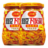 川南爽口下饭菜335g/瓶装榨菜四川特产开味菜佐餐小菜吃饭拌面 豇豆下饭菜335g*2瓶