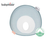 Babymoov法国婴儿定型枕专属枕头 宝宝头型矫正偏扁头枕 科学调整呵护头型 圆形定型枕（0-6个月）-蓝