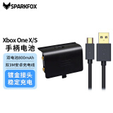 闪狐 （SparkFox） XBOX ONE S/X无线游戏手柄电池 双电池800ma+双3M安卓USB充电数据线 支持边充边玩