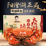 【礼券】湖塘烟雨 阳澄湖大闸蟹礼品卡螃蟹卡券礼券提货卡公5母4两5对10只海鲜礼盒