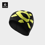 凯乐石保暖针织帽 KF2467504 玄青黑/青柠绿 均码