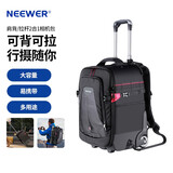 纽尔（NEEWER） 拉杆箱相机包双肩包带滚轮 大容量专业摄影器材箱户外旅行相机摄影包单反包相机防水防潮防震 NW-DA410T拉杆箱（含雨罩）