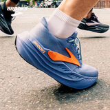 布鲁克斯（BROOKS）Glycerin甘油MAX 超级甘油男女跑步鞋透气缓震专业运动鞋慢跑鞋 男款 乡村蓝/冬季蓝/桔红 41