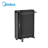 美的（Midea）取暖器 大面积暖器烤火炉油汀13片家用办公室干衣2200W恒温  电暖气 取暖器家用 NYX-G1