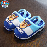 汪汪队立大功（PAW PATROL）汪汪队儿童棉拖鞋宝宝拖鞋1-2岁男童冬季软底防滑室内婴幼儿家居 1977后带款蓝色阿奇 15 内长15cm 160码
