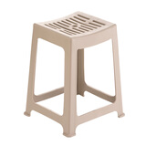 茶花凳子条纹凳餐桌凳简约现代创意餐凳家用方凳时尚欧式板凳 A0838P 浅咖色 46.6cm 4张