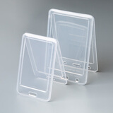 双面透明防水卡套工作证定制出入证件套厂牌吊牌可定制logo学生挂牌挂绳 小号透明卡套（单卡套）