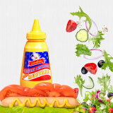 韦贝尔（woeber's）美国进口 美式 黄芥末酱 255g/瓶 低脂 沙拉汉堡酱