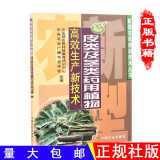 中草药用植物栽培种植生产技术图书 叶类和花类药用植物高效生产技术 种植栽培生产技术书籍 皮类及茎类药用植物