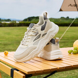 361°运动鞋男秋冬季网面厚底增高休闲通勤老爹跑步鞋子男672426763F-1