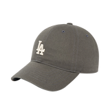 【95成新】MLB帽子男女四季软顶棒球帽休闲运动鸭舌帽3ACP7701N-07CGS-F/炭灰色  