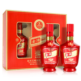 五粮浓香五粮液股份 官方授权 52度  浓香型优级白酒 52度 500mL 2瓶 金珀礼盒酒