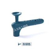 工途加厚门把手保护套卧室防磕碰卫生间硅胶防撞垫吸盘式保护套 单个装(灰绿色)