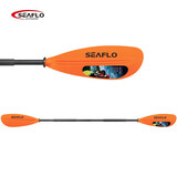 SEAFLO KAYAKS船桨划船浆皮划艇桨双头桨独木舟桨折叠法式品牌防滑铝杆玻纤桨 橙色220cm