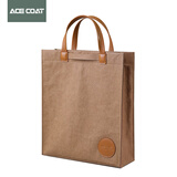 ACE COAT竖式通勤办公手提袋/会议包/事务包/文件包电脑公文包14英寸 （纸黄色）手提包 14英寸