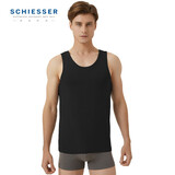 舒雅（Schiesser）男士打底背心【欧洲进口】莫代尔透气家居吊带背心E5/5643V 黑色 M
