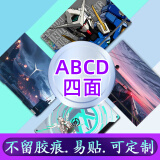 英望2024/23款笔记本贴纸联想戴尔电脑贴膜拯救者Y/R9000P/K/R7000/P华硕天选5/4R/3外星人外壳保护膜 ABCD四面【图库或发图定制】+笔记本型号