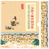一分钟了解中国历史画卷漫画版 思维导图传统文化大事记1分钟趣说简读资治通鉴中国史漫画书（超长版带孩子了解历史大事记）