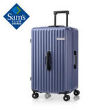 新秀丽(Samsonite) 四轮旋转拉杆箱 26寸 海蓝色 拉链