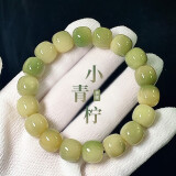 芯奢红色樱桃车厘子菩提根手串女绕指文玩朱砂色手链女菩提子佛珠手持 小青柠