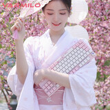 阿米洛（Varmilo） 樱花家用机械键盘  键盘机械 礼品键盘 游戏键盘 VA87键有线 德国樱桃红轴无灯