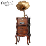 梵珐尼（fanfani） 复古实木留声机X9 仿古黑胶唱片机 柜式带低音炮