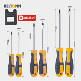 锴达（KELTONN）螺丝刀套装6件套起子强磁性6*150mm、5*100mm、3*75mm