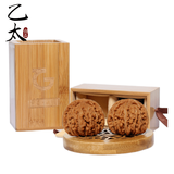 乙太尚品文玩核桃精品老北京四座楼狮子头礼盒装把玩手球健身手玩麻核桃 约47MM