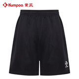 薰风（KUMPOO）羽毛球服短裤 男女同款速干舒适透气熏风休闲训练运动裤 KP-403 黑色 XS