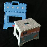 百优汇大号塑料折叠凳子户外成人便携矮凳加厚小板凳高凳儿童茶几坐板凳 长30cm宽22.5cm高26.5cm 颜色随机一个