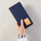 GOX防盗刷商务款长短护照夹机票夹证件包多功能超薄旅行便携卡包 天空蓝 1个 长款