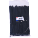 添翼 尼龙扎带 大号8*300 塑料扎线 空调管广告布包扎带 园艺 装机电工理线捆扎 白黑色100条白色扎带 黑色8*300 宽7.6mm 长30厘米