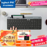 罗技（Logitech）时尚系列 K580 键盘 蓝牙键盘 办公键盘 无线键盘 便携超薄键盘 笔记本键盘 平板键盘 星空灰