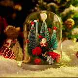 誓爱永生花玫瑰花玻璃罩礼盒情人节生日礼物纪念送女生朋友老婆