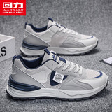 回力男鞋春季低帮鞋子男2026新款网面鞋百搭休闲运动鞋男春季跑步鞋男 灰蓝 38 女码