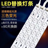 耐诺德led灯条吸顶灯灯芯改造灯板灯带灯盘灯泡磁长条节能透镜贴片光源 22CM一拖二 12W 白光