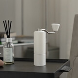 泰摩栗子C手摇磨豆机 家用手动咖啡豆研磨机 磨豆器礼物 C2S-哑光白【单品版】