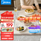 美的（Midea）随心卷柔性折叠暖菜板 饭菜保温板 加热菜板 加热桌垫 柔性面板 暖菜热菜神器（方形）MC-BWR01