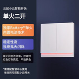 LifeSmart小云开关 智能面板家居灯控系统APP手机远程控制支持HomeKit小度 单火开关】二开红绿两色指示灯条