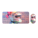 罗技（Logitech）【来图定制】K380 无线蓝牙办公键盘 便携超薄键盘笔记本ipad平板手机蓝牙键盘 K380白色+Pebble米白色-定制套装-桑坦德