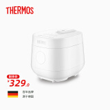 THERMOS（膳魔师）电饭煲电饭锅（1.2L）迷你1-2人小功率宿舍用带预约功能智能电饭煲 多功能小型电饭煲 EHA-4111E小型电饭煲 1.2L