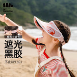 蕉下（beneunder）蕉下儿童防晒帽遮阳帽太阳帽子男童女童空顶帽户外帽草莓夹心