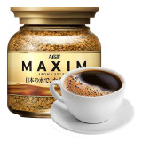 AGF 日进口  Maxim马克西姆速溶黑咖啡粉精选蓝罐80g 醇冻干咖啡 金瓶80g