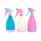 酒精喷雾瓶 浇花喷壶 洒水壶 气压式小型浇水壶喷水壶500ml 混色【3个装】