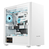 长城（Great Wall）阿基米德9 PRO白色电脑机箱（360水冷位/磁吸玻璃翻门/0.8mm厚侧板/5硬盘位/10风扇位/4090显卡）