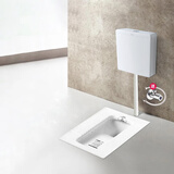 法恩莎（FAENZA） 蹲便器自洁施釉冲水箱套装防臭防滑陶瓷蹲坑蹲厕便池套装 预售 5607C带水箱【无存水弯高度180】